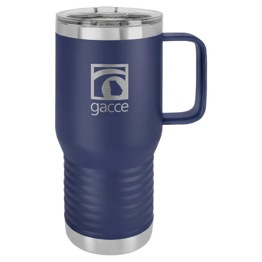 20 oz. Travel Mug (Navy)