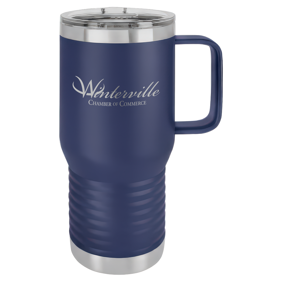 20 oz. Travel Mug (Navy)