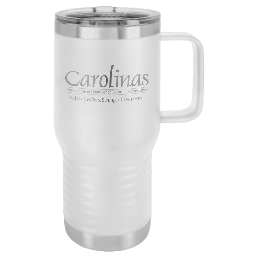 20 oz. Travel Mug (White)