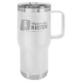 20 oz. Travel Mug (White) - inmotion