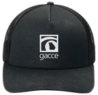 Black/Black 5-Panel Snapback Cap