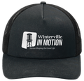 Black/Black 5-Panel Snapback Cap - inmotion