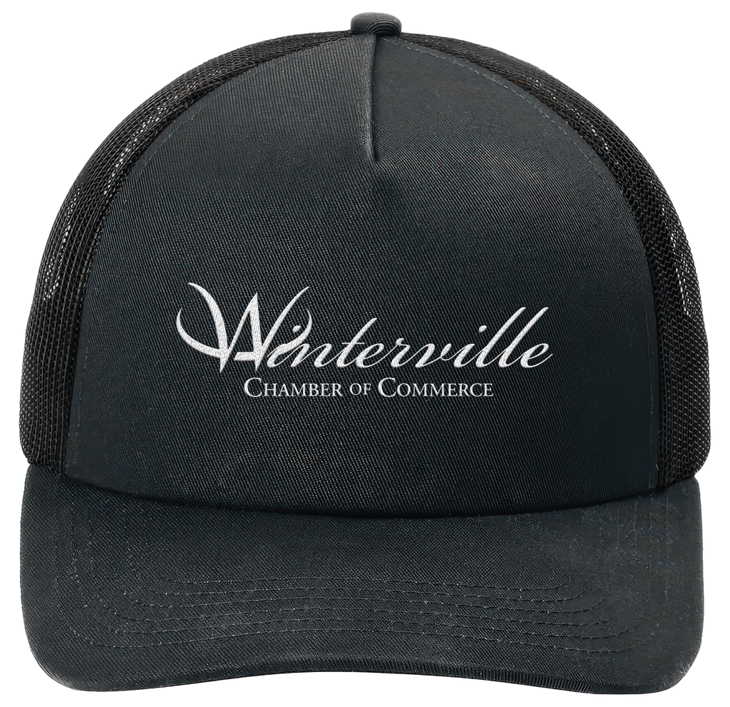Black/Black 5-Panel Snapback Cap