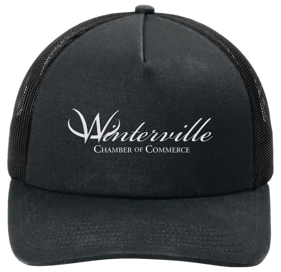 Black/Black 5-Panel Snapback Cap