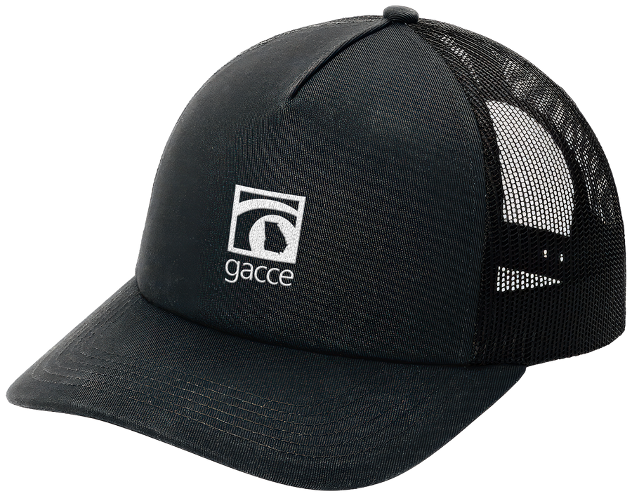 Black/Black 5-Panel Snapback Cap