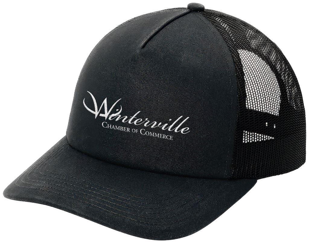 Black/Black 5-Panel Snapback Cap