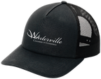 Black/Black 5-Panel Snapback Cap