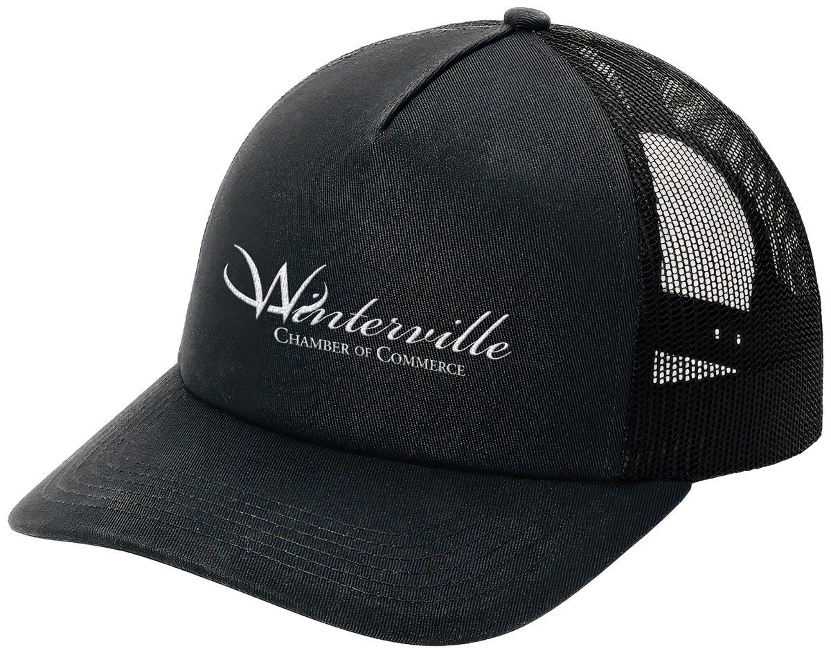 Black/Black 5-Panel Snapback Cap