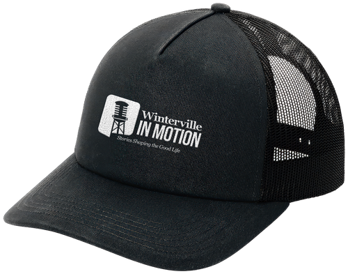 Black/Black 5-Panel Snapback Cap - inmotion