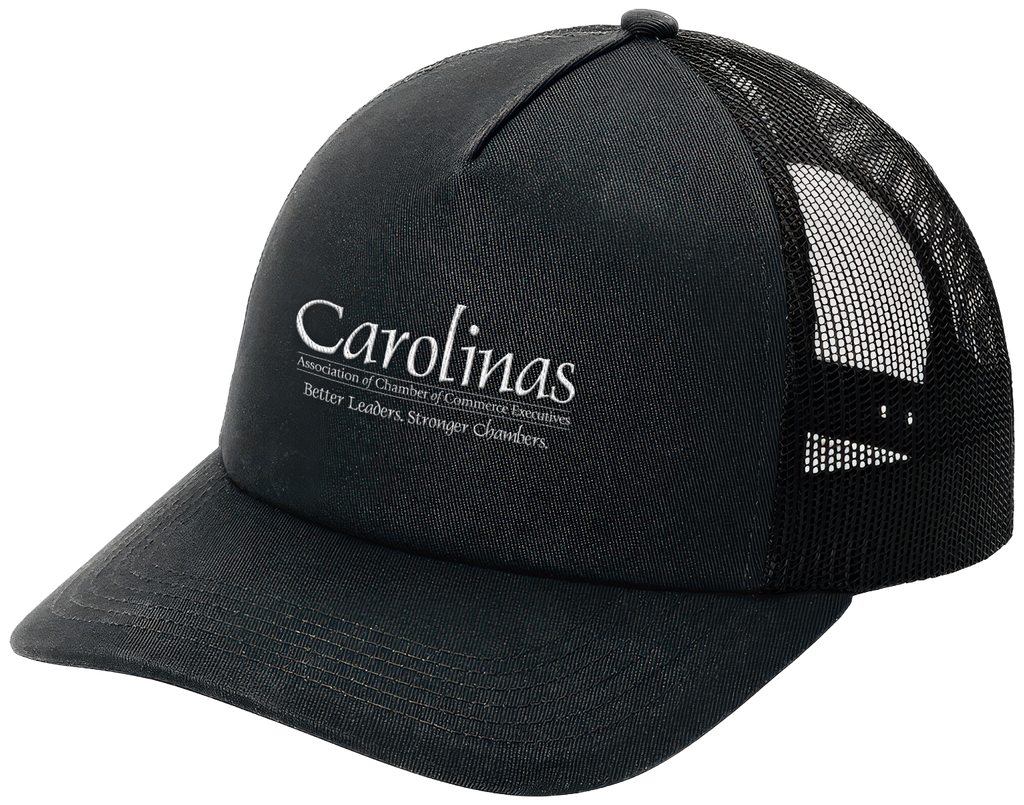 Black/Black 5-Panel Snapback Cap