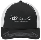 Black/White 5-Panel Snapback Cap
