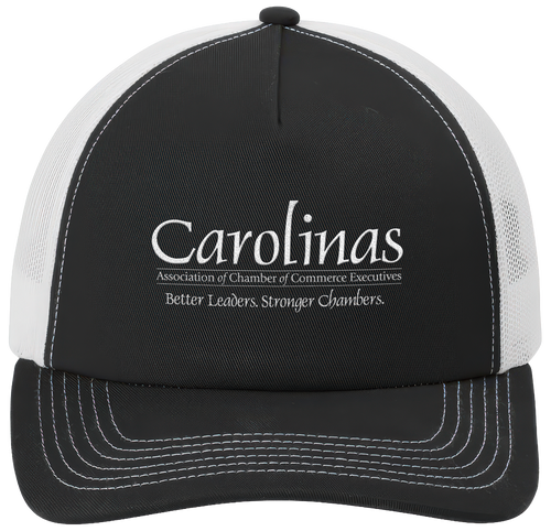 Black/White 5-Panel Snapback Cap