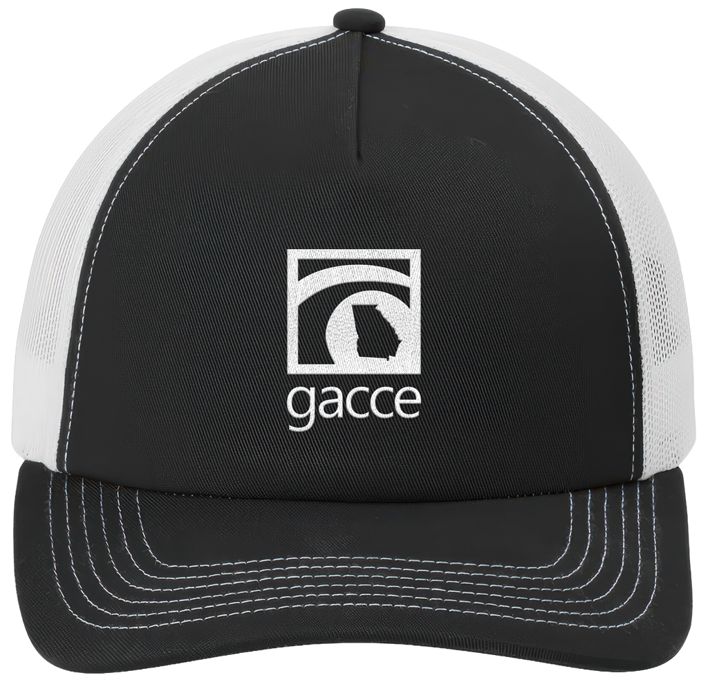 Black/White 5-Panel Snapback Cap