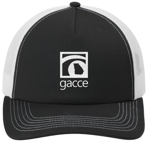 Black/White 5-Panel Snapback Cap