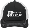 Black/White 5-Panel Snapback Cap - inmotion