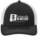 Black/White 5-Panel Snapback Cap - inmotion