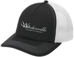 Black/White 5-Panel Snapback Cap
