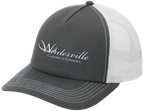 Grey Steel/White 5-Panel Snapback Cap