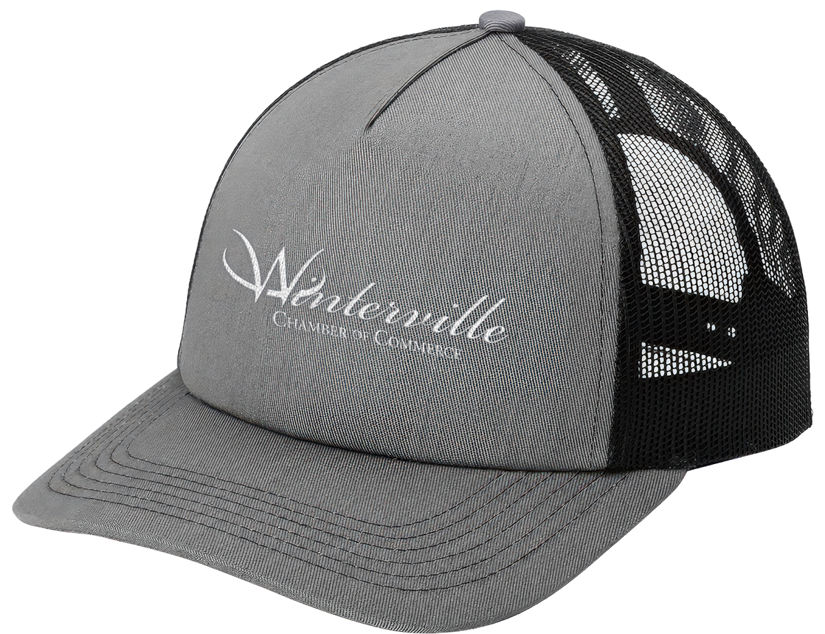 Heather Grey/Black 5-Panel Snapback Cap