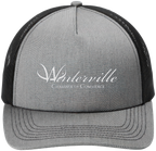 Heather Grey/Black 5-Panel Snapback Cap
