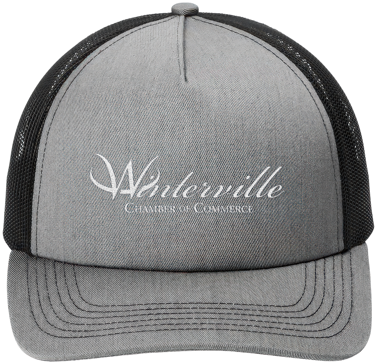 Heather Grey/Black 5-Panel Snapback Cap