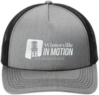 Heather Grey/Black 5-Panel Snapback Cap - inmotion