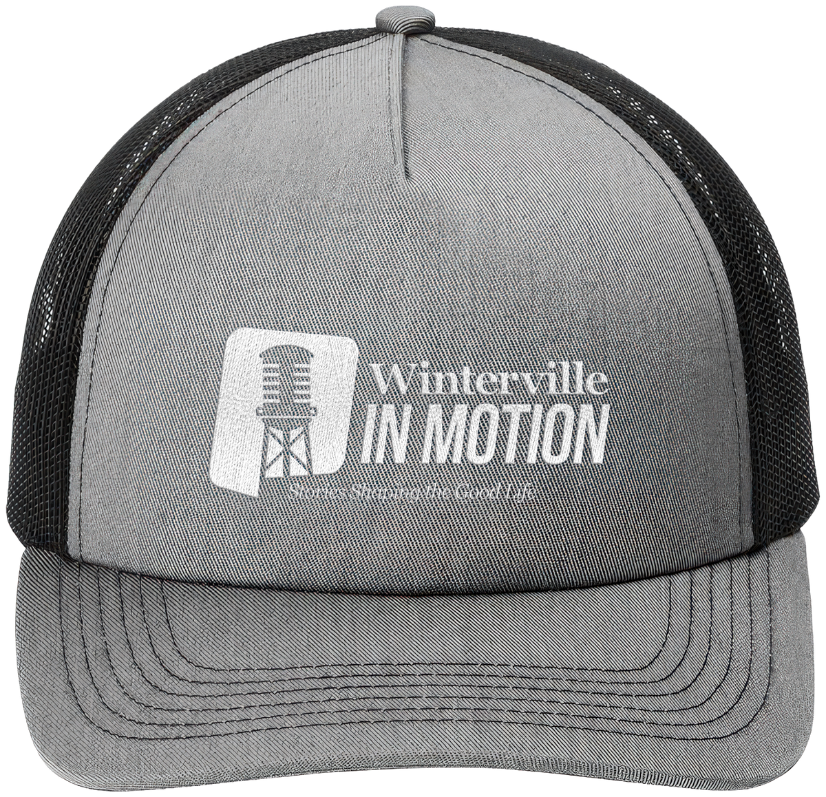 Heather Grey/Black 5-Panel Snapback Cap - inmotion