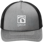 Heather Grey/Black 5-Panel Snapback Cap