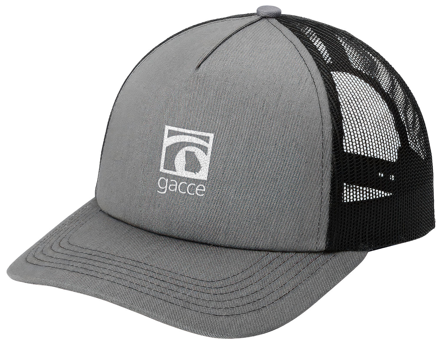 Heather Grey/Black 5-Panel Snapback Cap