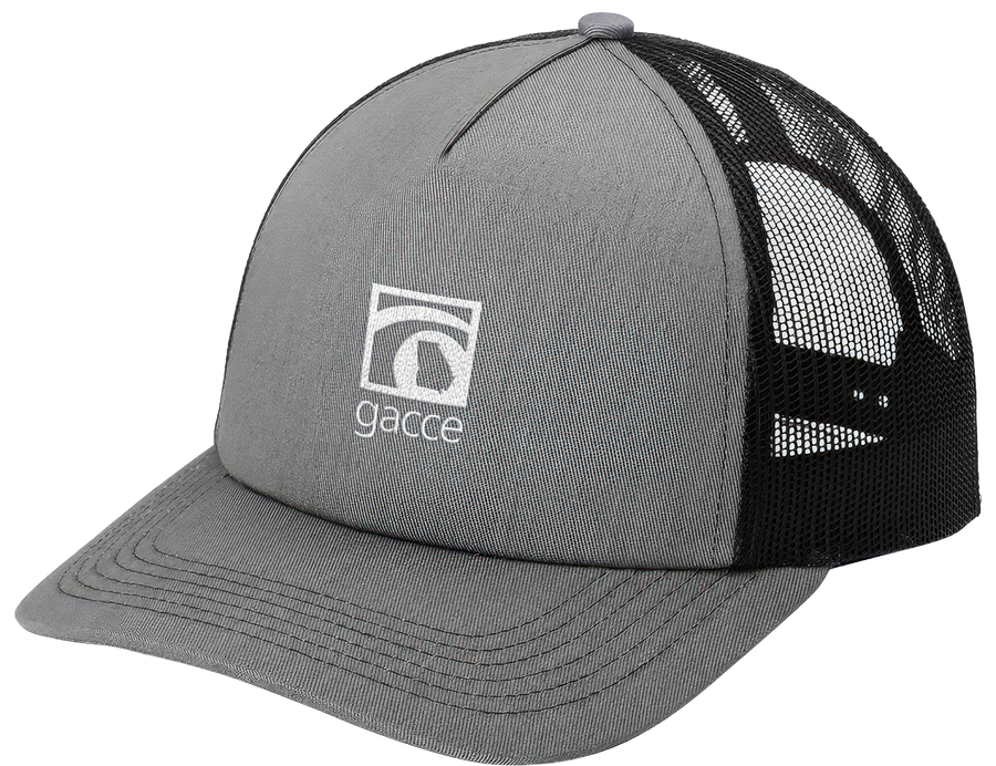 Heather Grey/Black 5-Panel Snapback Cap