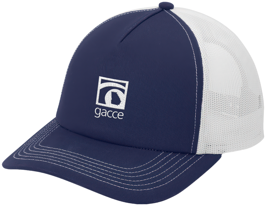 True Navy/White 5-Panel Snapback Cap