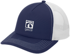 True Navy/White 5-Panel Snapback Cap
