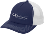 True Navy/White 5-Panel Snapback Cap