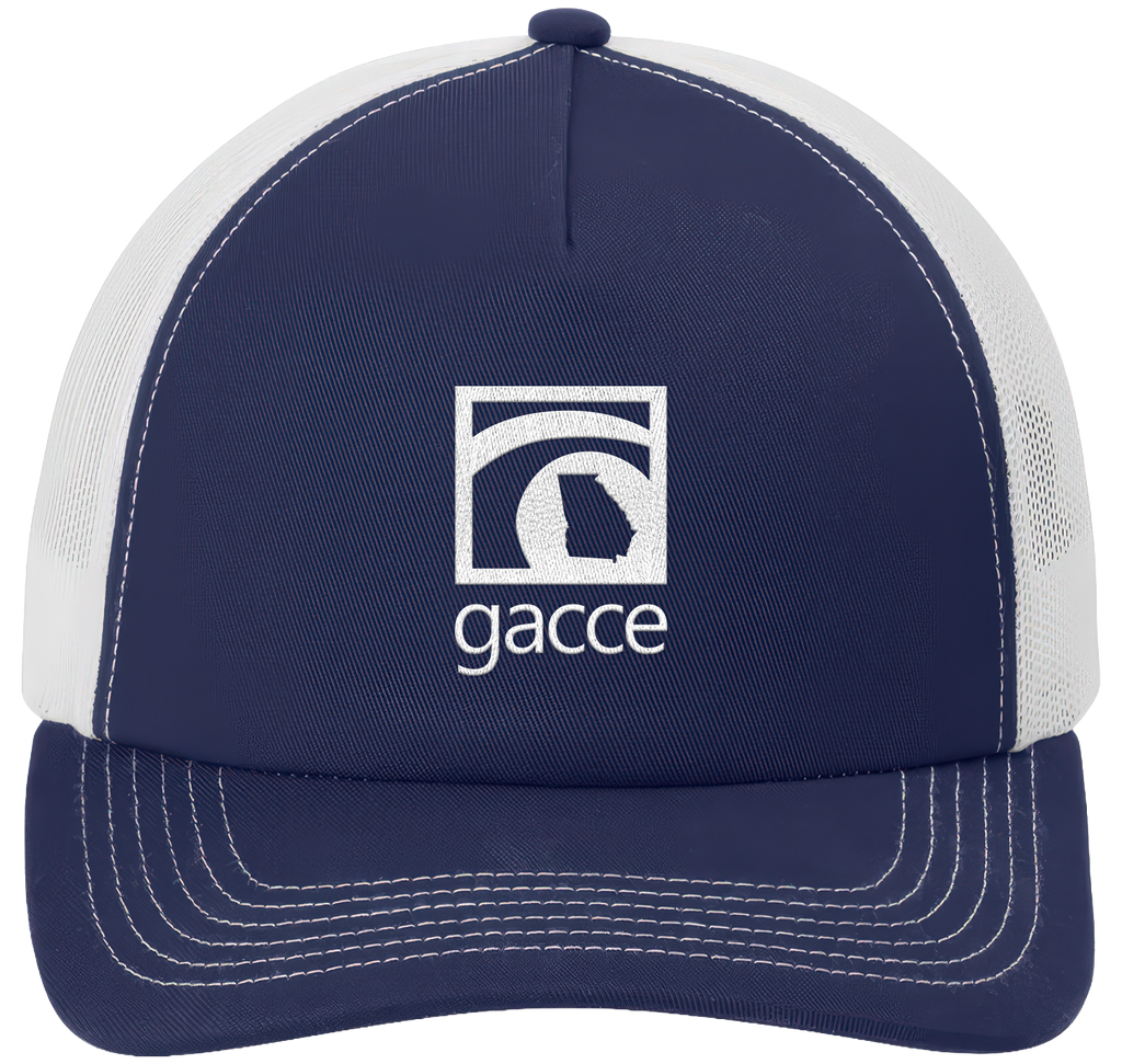 True Navy/White 5-Panel Snapback Cap