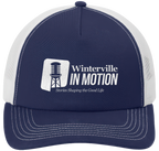 True Navy/White 5-Panel Snapback Cap - inmotion