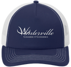 True Navy/White 5-Panel Snapback Cap