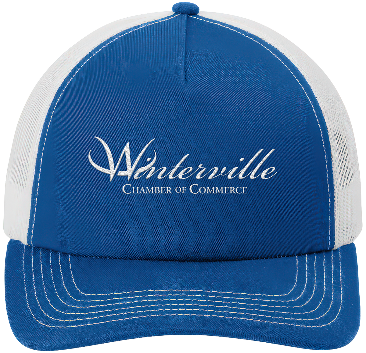 Patriot Blue/White 5-Panel Snapback Cap