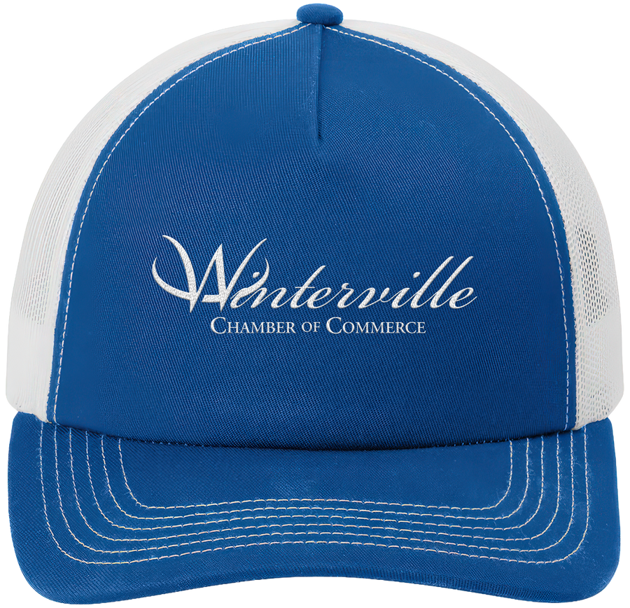 Patriot Blue/White 5-Panel Snapback Cap