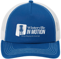 Patriot Blue/White 5-Panel Snapback Cap - inmotion