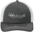 Grey Steel/White 5-Panel Snapback Cap