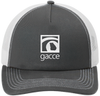 Grey Steel/White 5-Panel Snapback Cap